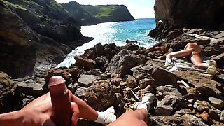 Caught Young Nudist Masturbating in Public - Wild Fucking with MissSavage