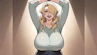 Blonde Gilf Hentai Porn