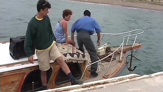Ahmet and Selma Fuck Outdoors on a Turkish Boat
