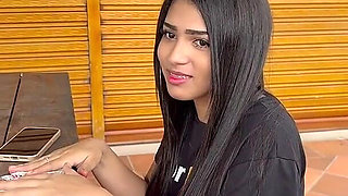Beautiful Colombian Girl Sucks My Porra After Breaking up with Her Cuckold Boyfriend