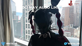 Creamy PussyFuck in Latex Catsuit - your Stepsister Natallien