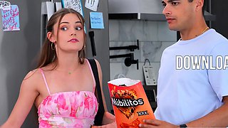 Clueless stepbro fucks stepsis and BFF