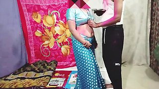 Horny Desi Bhabhi Fucks Brother-In-Law After Husband Leaves On Holi