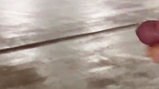 Risky Car Sex in Public Parking Garage - Started with Handjob, Ended Doggy!
