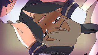 Doll gets drilled hard in the butt with a pipe