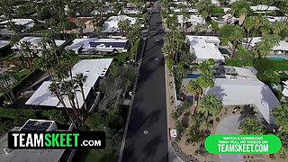 Sexy step stepdaughters Krissy Knight & Khloe Kapri get punished for shooting sextapes - daughterswap