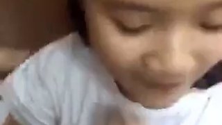 Cute asian blowjob