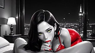 Red Dress MILF Gets Fucked Hard in Alley - AI Generated Sex