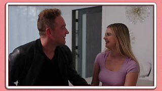 Blonda babe sky wonderland gets her pink pussy pounded by stud Van Wylde
