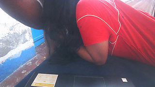 Lady Teacher Fucks Hard with a Working Partner