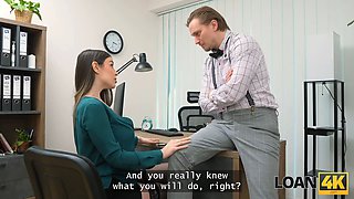 Loan4k. agent Marica Chanelle is on an assfuck mission