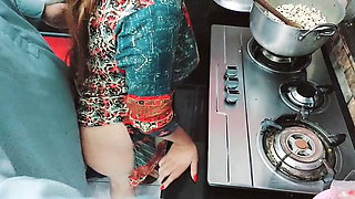 Wife Anal Fucked in Kitchen While She is Busy in Cooking