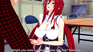 Rias Gremory Maid Cosplay sex - DXD NTR Madness Series