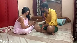 Desi Romantic Bhabhi Sex In Desi Style,with Clear Hind Audio