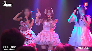 CHU-102 korean Secretly Peeping at Underground Idol Chuchu's Changing Room
