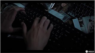Jimmy Bud And Catherine Knight - Pick Me Girl - Cute Brunette Freeze Fucked And Swallowing Cum