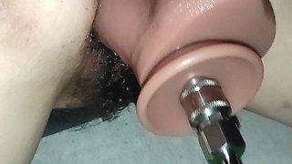 Hairy fucking mashine from behind