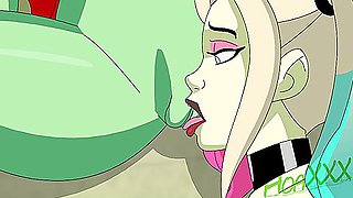 Car Toon - Dc Harley And Ivy Mistletoe