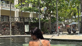 Boobs Flashing Outdoor, Ahegao, Spit, Getting Wet