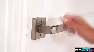 My stepdaughter gives me a foot job and fucks her