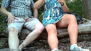 Mikbergs Girl-on-Girl Outdoor Park Handjob in Summer Heat