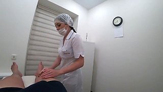 Horny MILF nurse blowjob horny video