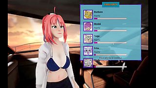 Futanari adventure in Sapphire Safari featuring big booty and cute anime monster chicks photoshoot