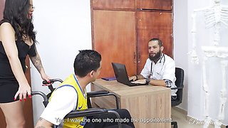 Delicate lass at cuckold trailer