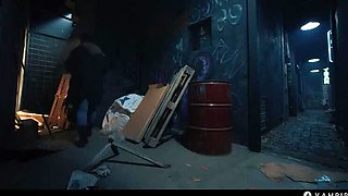 Lesbian Vampire Foot Worship - Homeless Girl Seduced & Hypnotized by Mistress