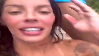 She Got Gang-fucked At The Beach