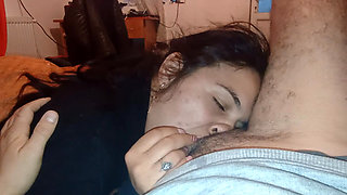 Step Dad Fucks Me In The Mouth To Rip Me And Lets You Go In My Pussy