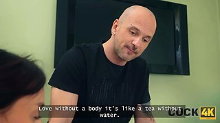 Cuck4k. 2 rods 1 facehole bj: party went so well!