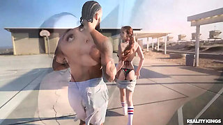 Basketball Babe Chloe Foxxe Takes Big Cock From Hung Stud James Angel - Reality Kings HD