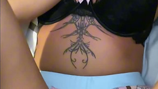 Self filmed horny Scottish student shaky thighs soft moans as fingers buries deeper