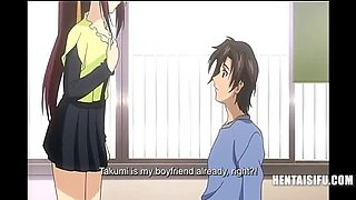 Hot Japanese Stepsis Love Triangle - Uncensored Hentai with ENG Subs