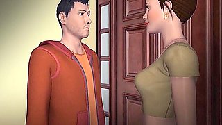 Desi Stepmom Made Me Fuck Her Hard ( With Hindi Audio )