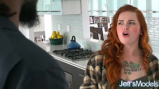 Thick Redhead Adora Bell Deepthroats Massive Black Dick