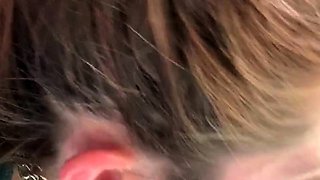 Blowjob cumshot whore gargles pov bukkake fetish cum