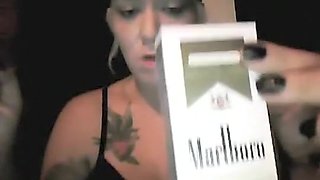 Fabulous homemade Tattoos, Smoking adult video