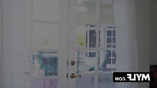 Curvy, ample-breasted mature woman Jordan Maxx becomes pregnant by an unknown man while her husband watches. - Jordan maxx
