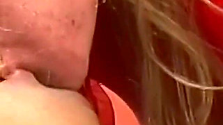 Lesbian Spit Kisses and Swallow