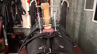 Leather Bondage Bag and Venus 2000 Milking