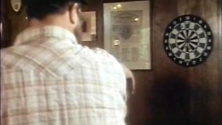 A super sexy brunette massages her big boobs