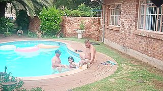 Dare Me To Play With Them In The Swimming Pool Eating Some Dick