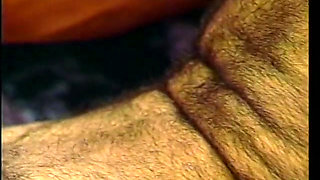 Hungry cougar with natural tits can handle two studs at the same time