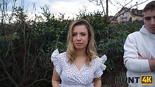 Hunt4k. shy and sly. hot porn with andrea & Steve Q