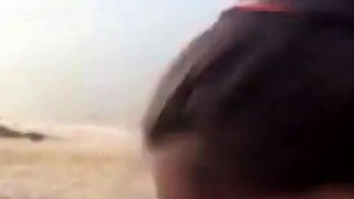 Beach Blowjob Leads to a Facial for This Amateur