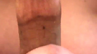Naughty pierced chick sucks his cock in POV