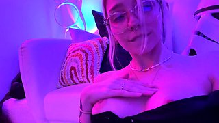 Tantalizing Busty Babe Goes Solo and Masturbates