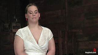 Tough Bitch. Sabrina Wolf in a Back Breaking Bondage Session